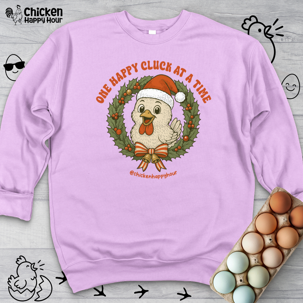 One Happy Cluck at a Time Crewneck