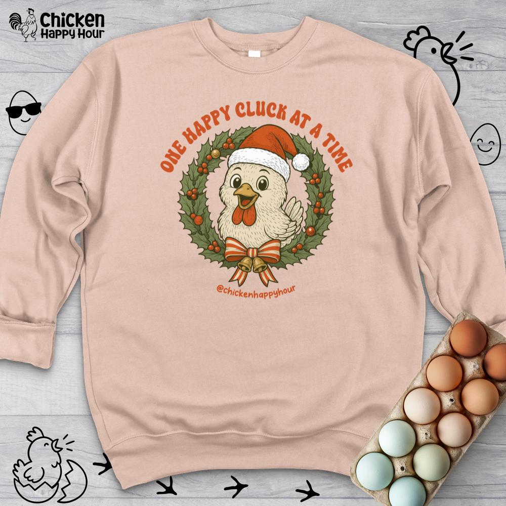 One Happy Cluck at a Time Crewneck