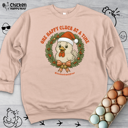 One Happy Cluck at a Time Crewneck