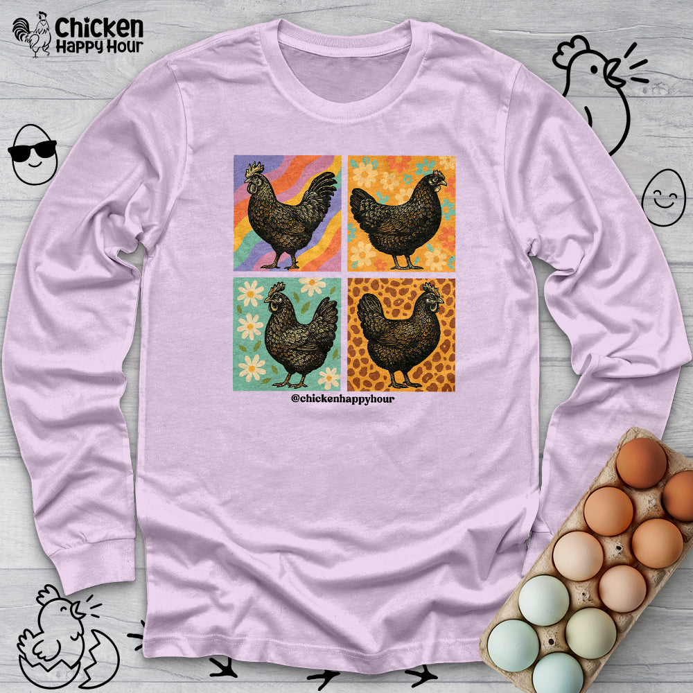 Retro Chicken Long Sleeve