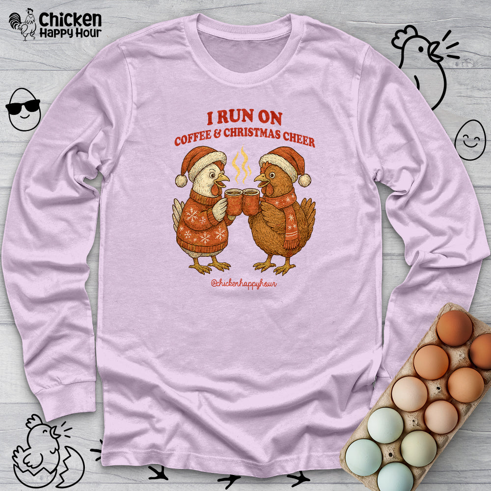 I Run on Coffee & Christmas Cheer Long Sleeve