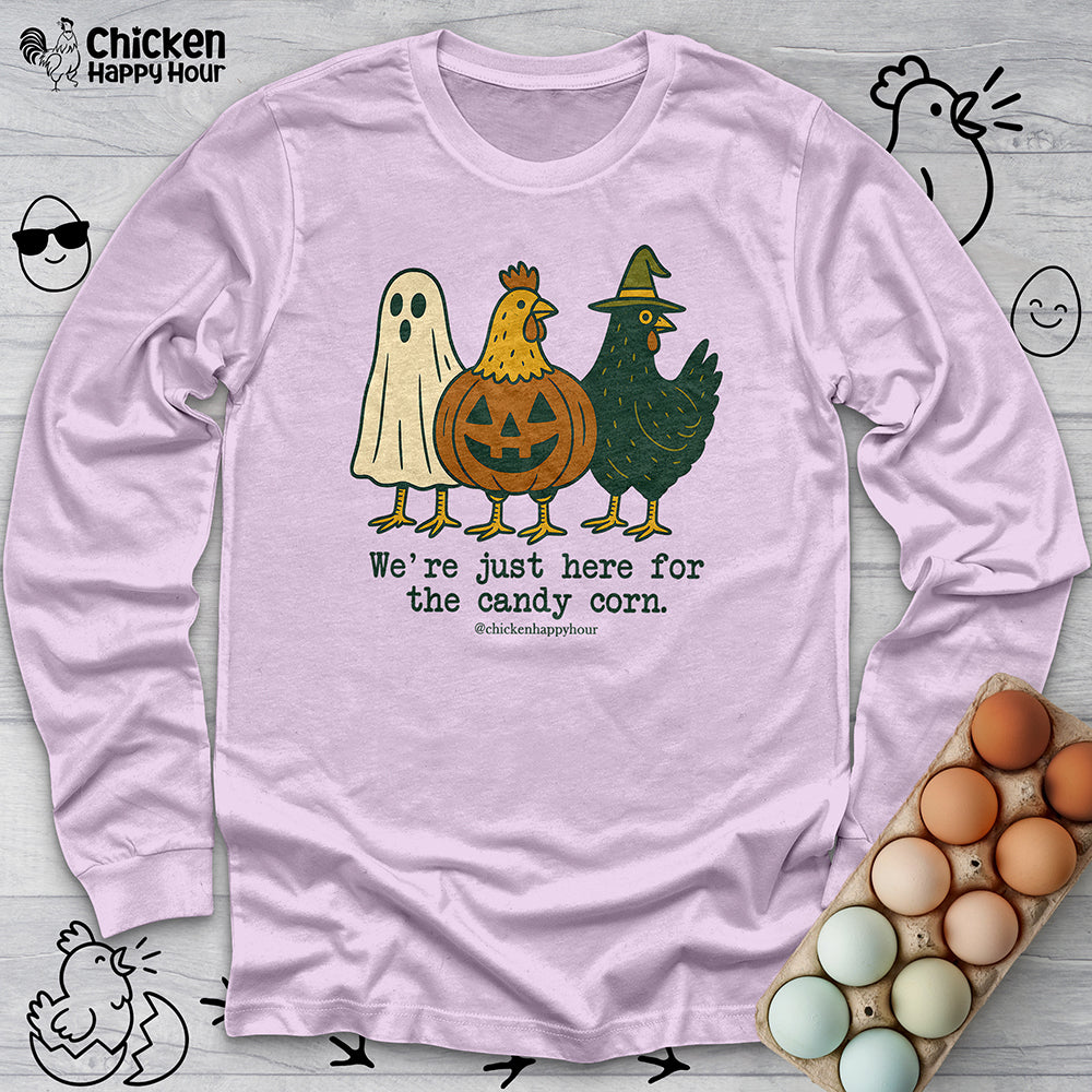 We're Just Here For the Candy Corn Long Sleeve