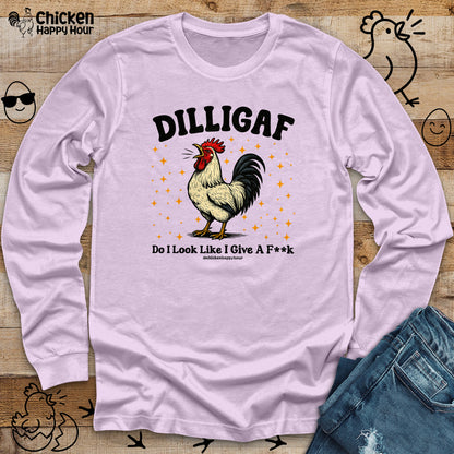 Dilligaf Do I Look Like I Give a Fk Long Sleeve