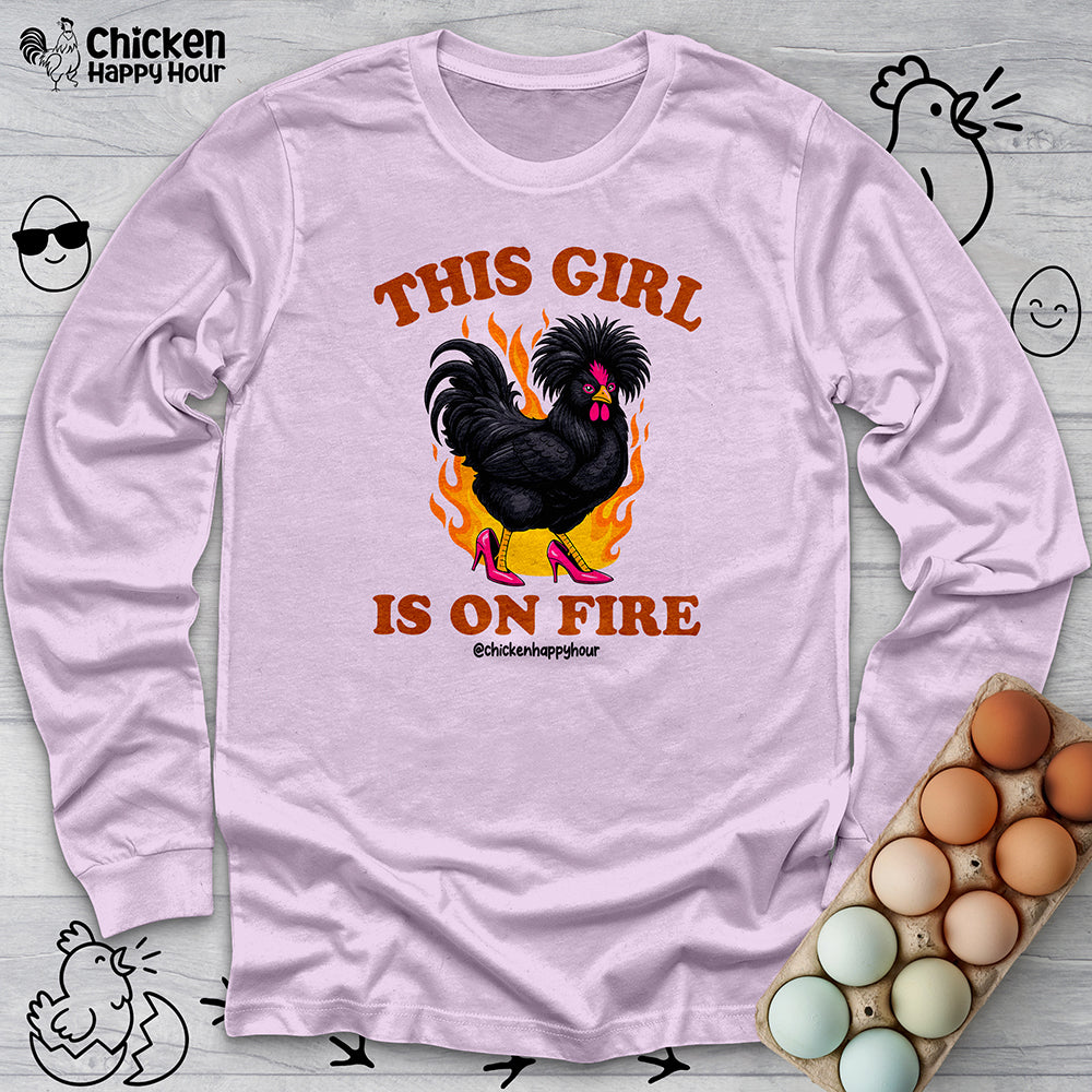 This Girl Is on Fire Long Sleeve