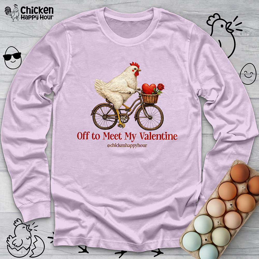 Off to Meet My Valentine Long Sleeve