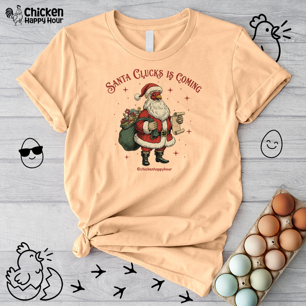 Santa Clucks Is Coming Unisex Tee