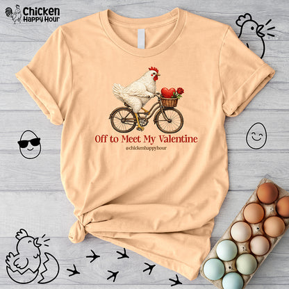 Off to Meet My Valentine Unisex Tee