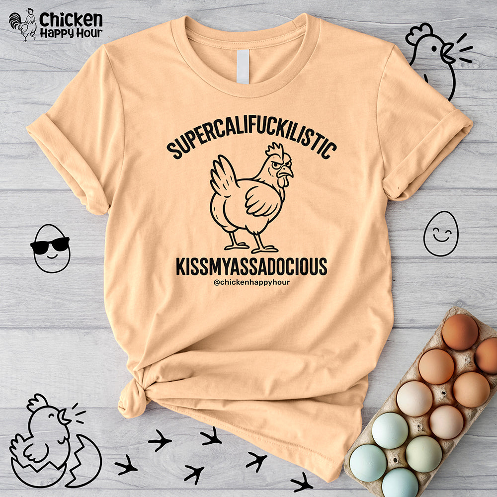 Supercalifuckilistic Kissmyassadocious Black Unisex Tee