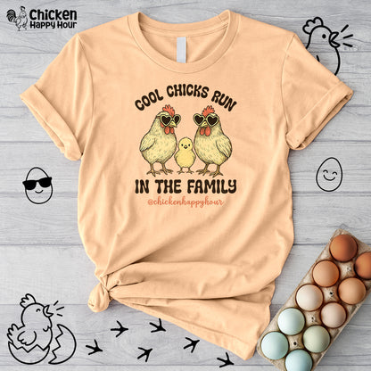 Cool Chicks Run in the Family Unisex Tee