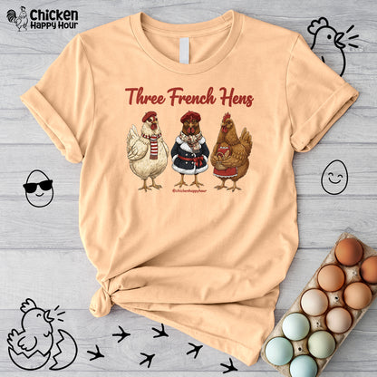 Three French Hens Unisex Tee