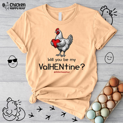 Will you be my ValHENtine Unisex Tee