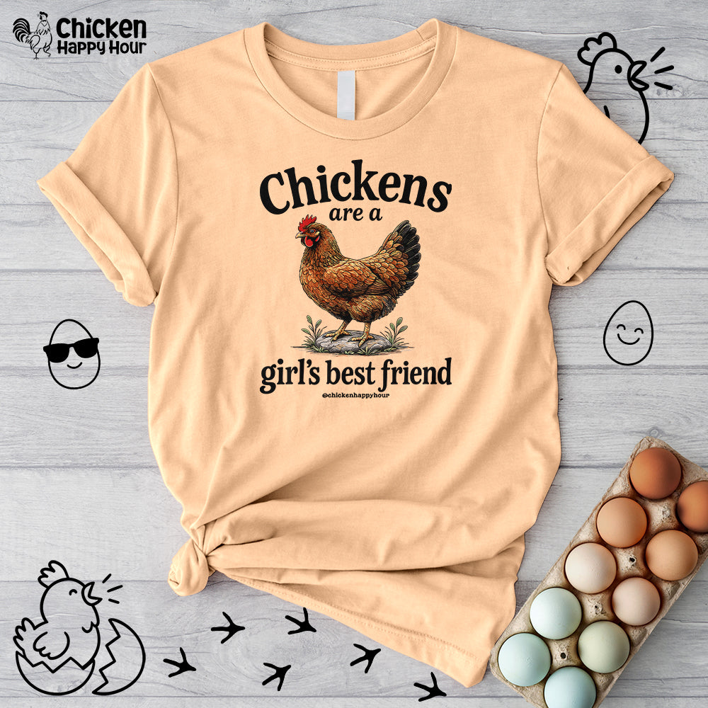 Chickens Are A Girl’s Best Friend Unisex Tee