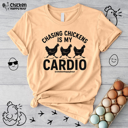 Chasing Chickens is My Cardio Unisex Tee