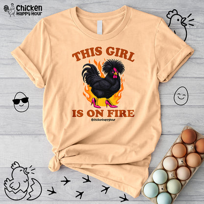 This Girl Is on Fire Unisex Tee