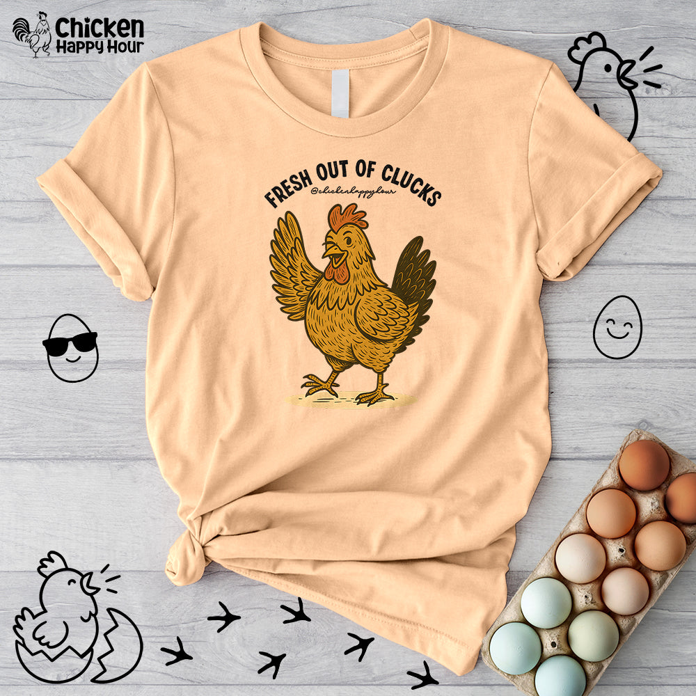 FRESH OUT OF CLUCKS Unisex Tee