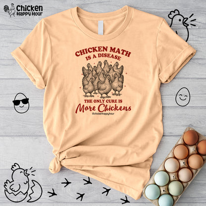 Chicken Math is a Disease Unisex Tee