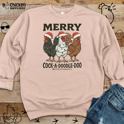 Merry Cock a Doodle Doo Crewneck