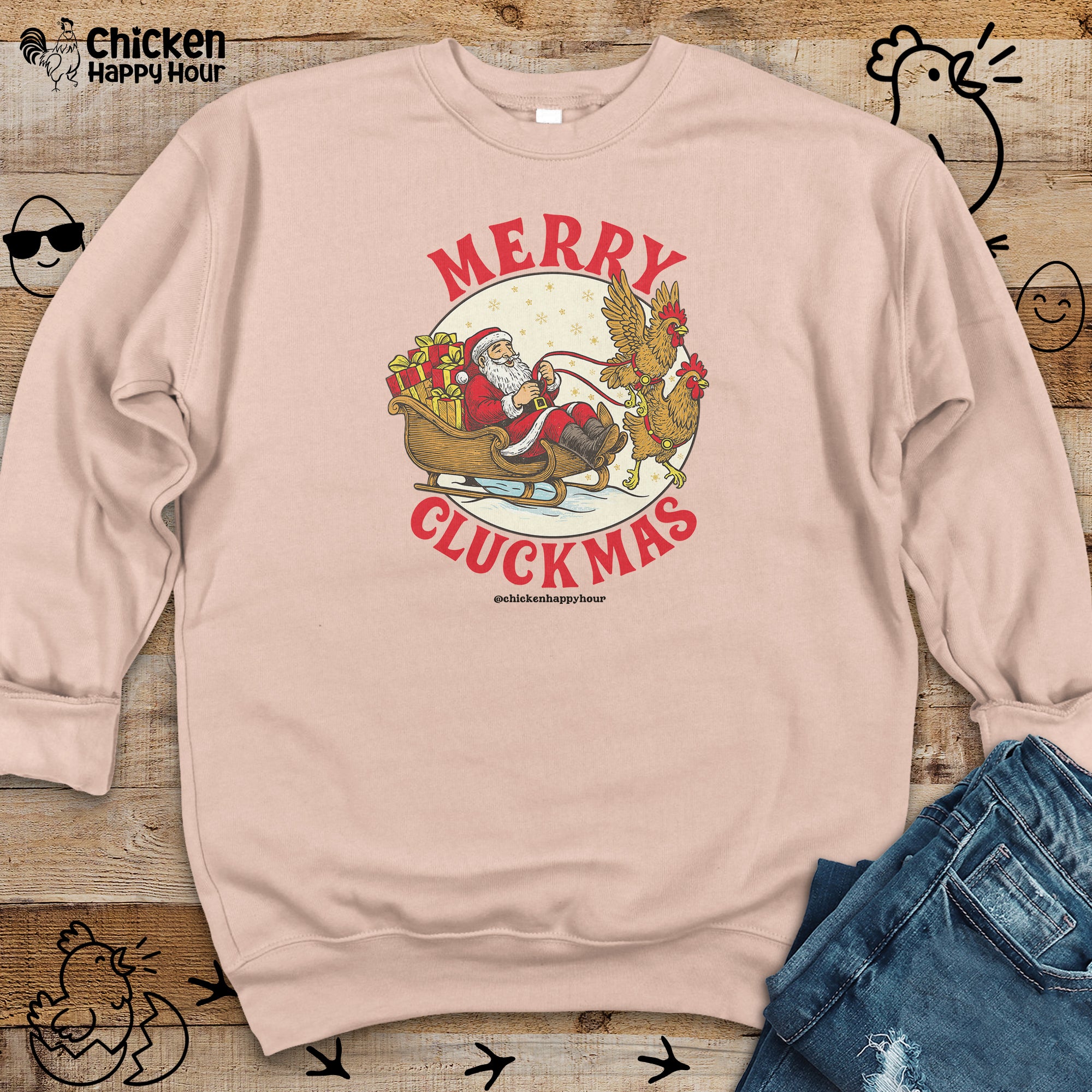 Merry Cluckmus Sweatshirt