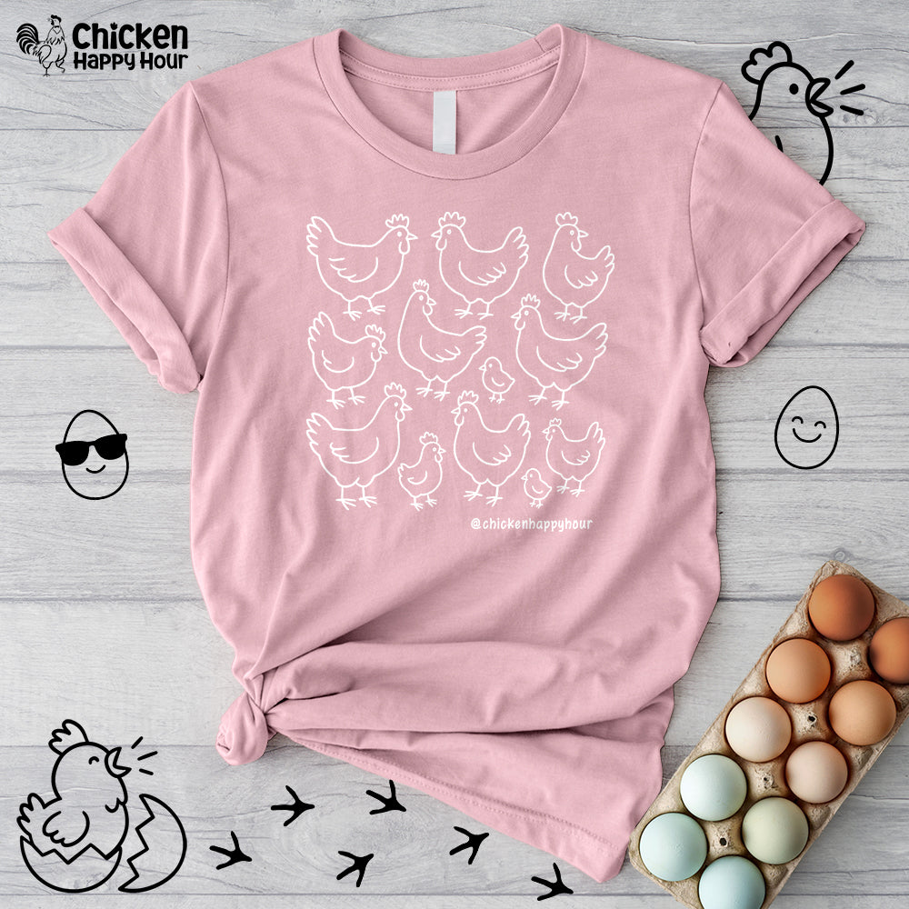 Chickens Unisex Tee