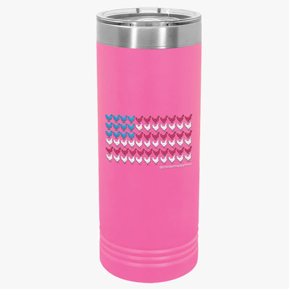 American Flag Tumbler