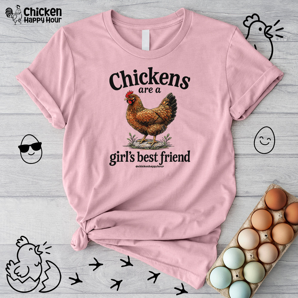 Chickens Are A Girl’s Best Friend Unisex Tee