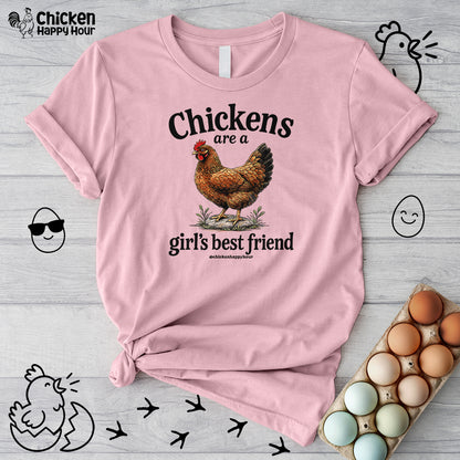 Chickens Are A Girl’s Best Friend Unisex Tee