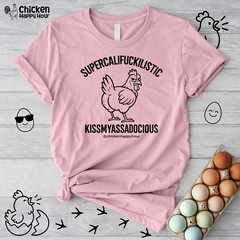 Supercalifuckilistic Kissmyassadocious Black Unisex Tee