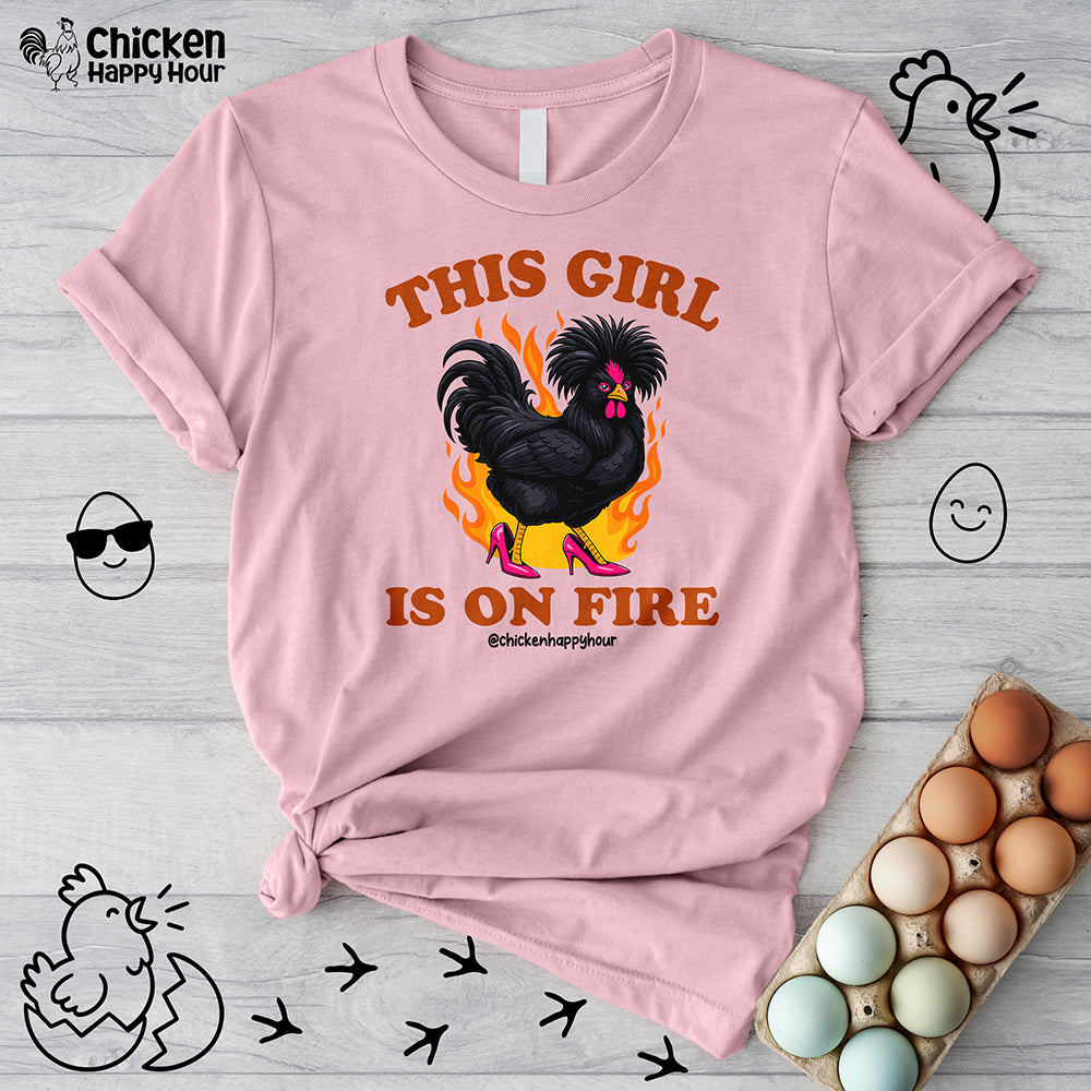 This Girl Is on Fire Unisex Tee