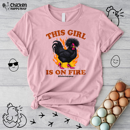 This Girl Is on Fire Unisex Tee