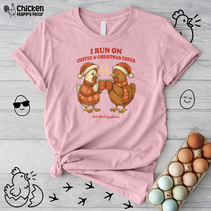 I Run on Coffee & Christmas Cheer Unisex Tee