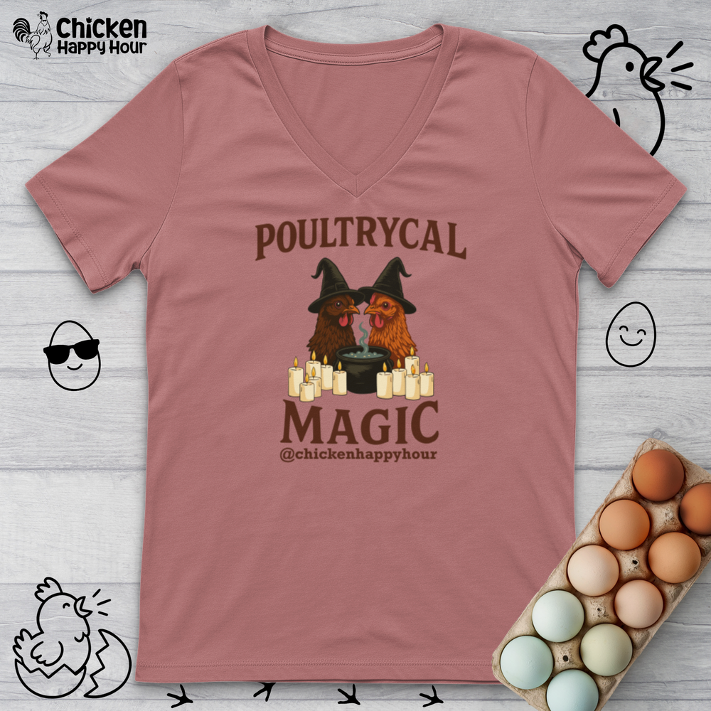 Poultrycal Magic V-Neck Tee