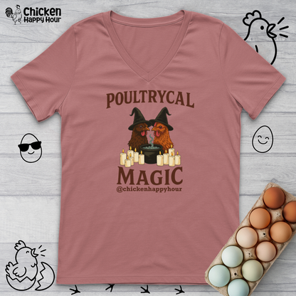 Poultrycal Magic V-Neck Tee