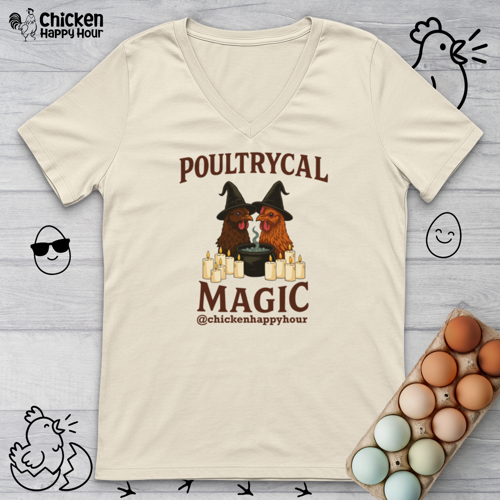 Poultrycal Magic V-Neck Tee