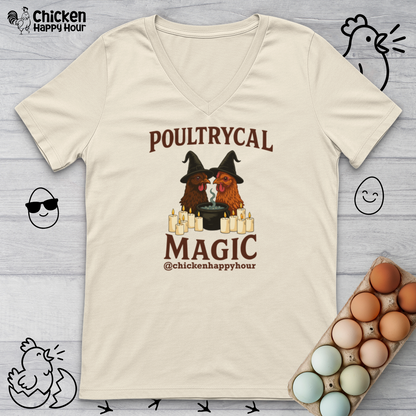 Poultrycal Magic V-Neck Tee