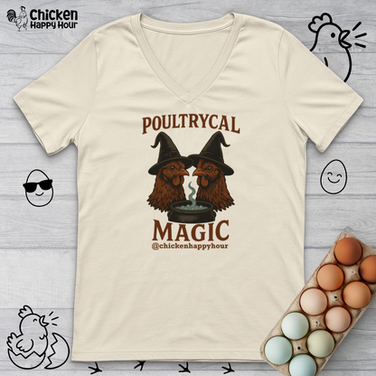Poultrycal Magic V-Neck Tee