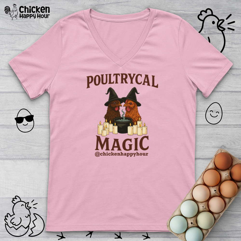 Poultrycal Magic V-Neck Tee