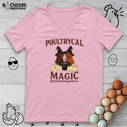 Poultrycal Magic V-Neck Tee