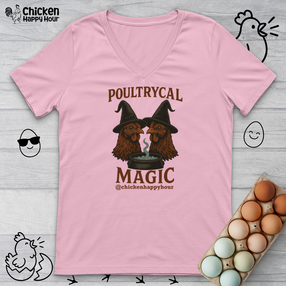 Poultrycal Magic V-Neck Tee