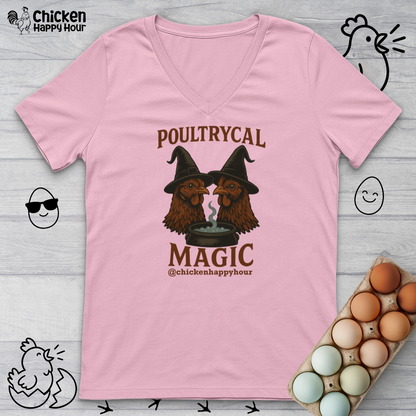 Poultrycal Magic V-Neck Tee