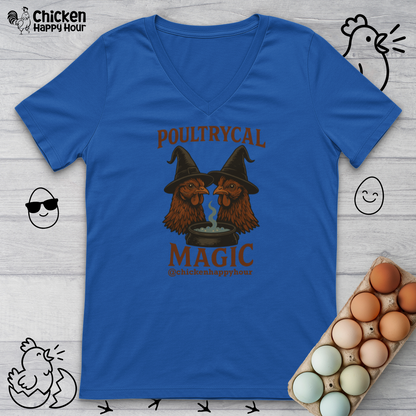 Poultrycal Magic V-Neck Tee