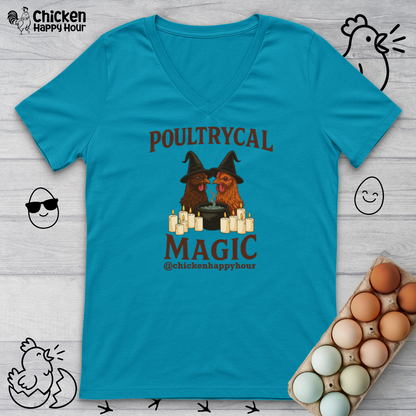 Poultrycal Magic V-Neck Tee