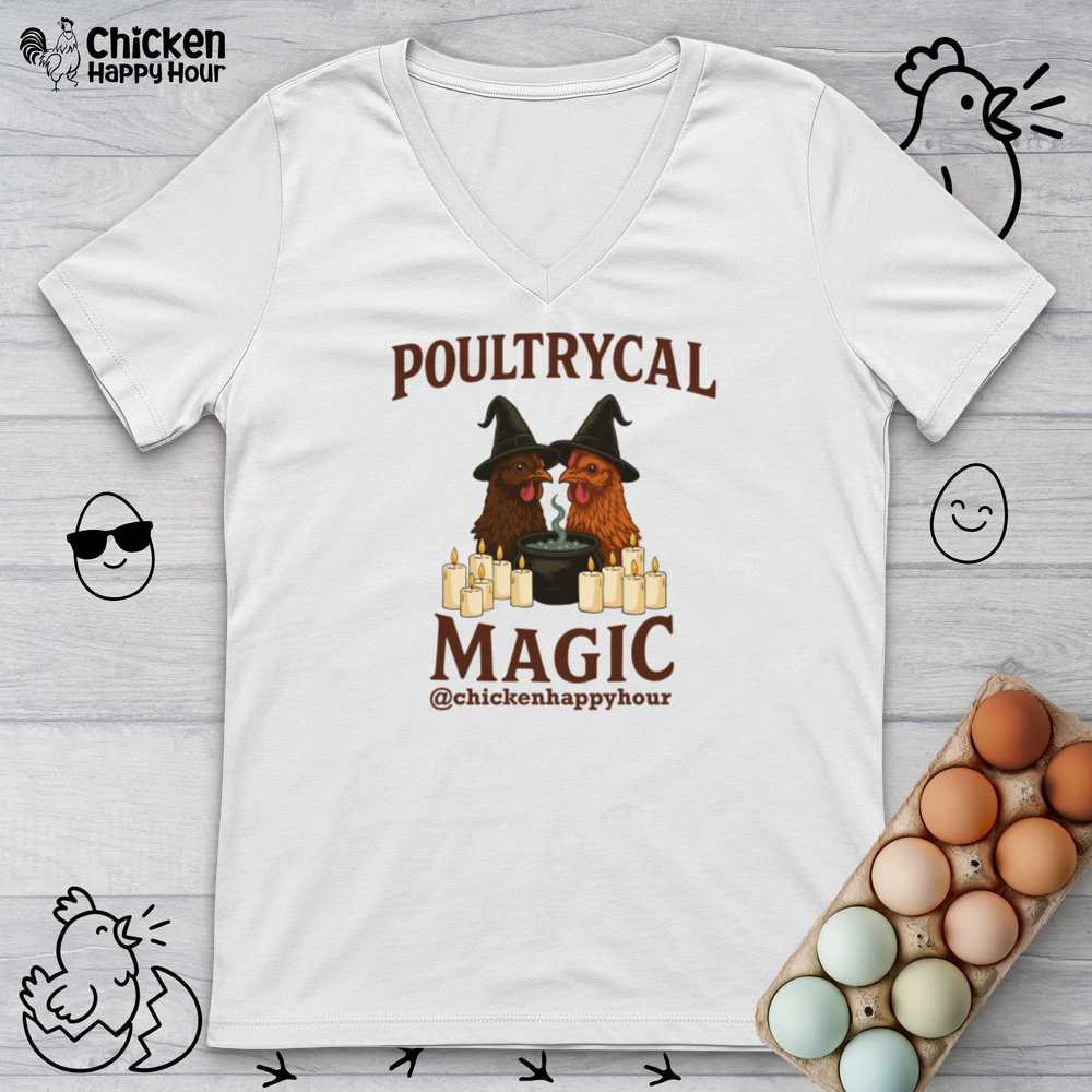 Poultrycal Magic V-Neck Tee
