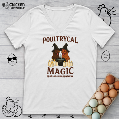 Poultrycal Magic V-Neck Tee