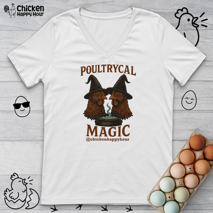 Poultrycal Magic V-Neck Tee