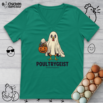 Poultrygeist V-Neck Tee