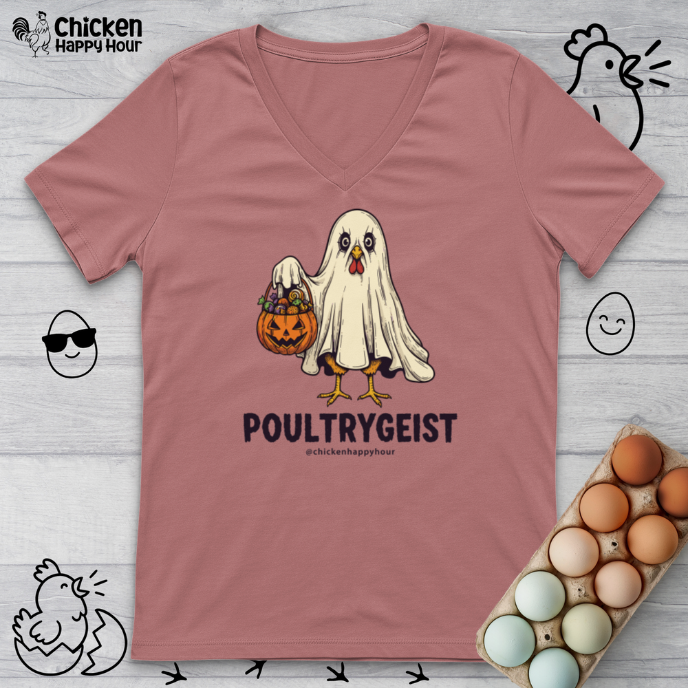 Poultrygeist V-Neck Tee