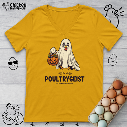 Poultrygeist V-Neck Tee