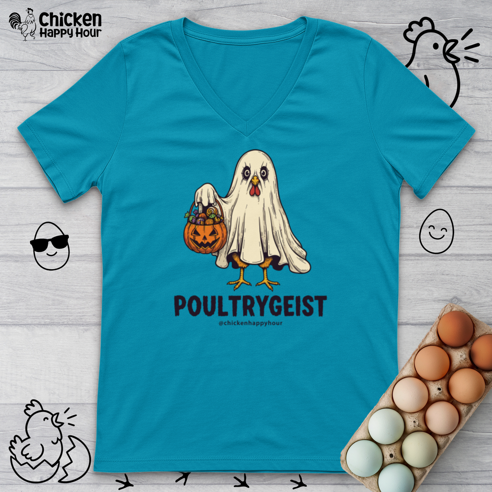 Poultrygeist V-Neck Tee