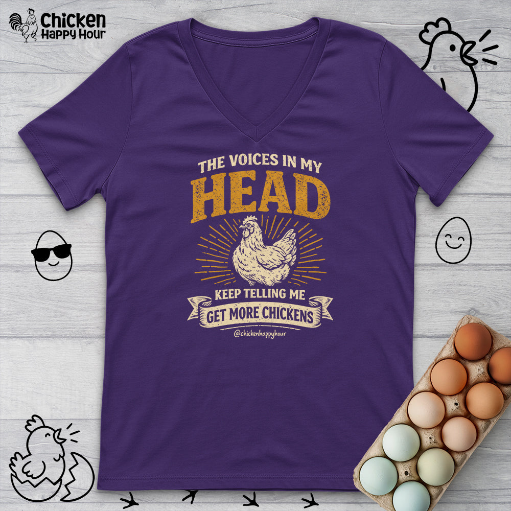 The Voices In My Head V-Neck Tee