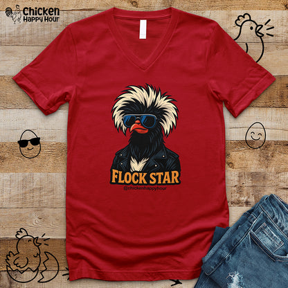 Flock Star 2 V-Neck Tee